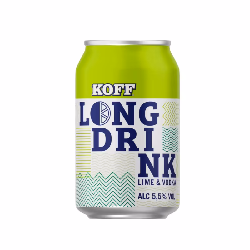 Koff LIME & VODKA Long Drink 5.5% 24×0.33 l