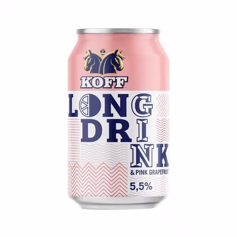 Koff PINK GRAPEFRUIT Long Drink 5.5% 24×0.33 l