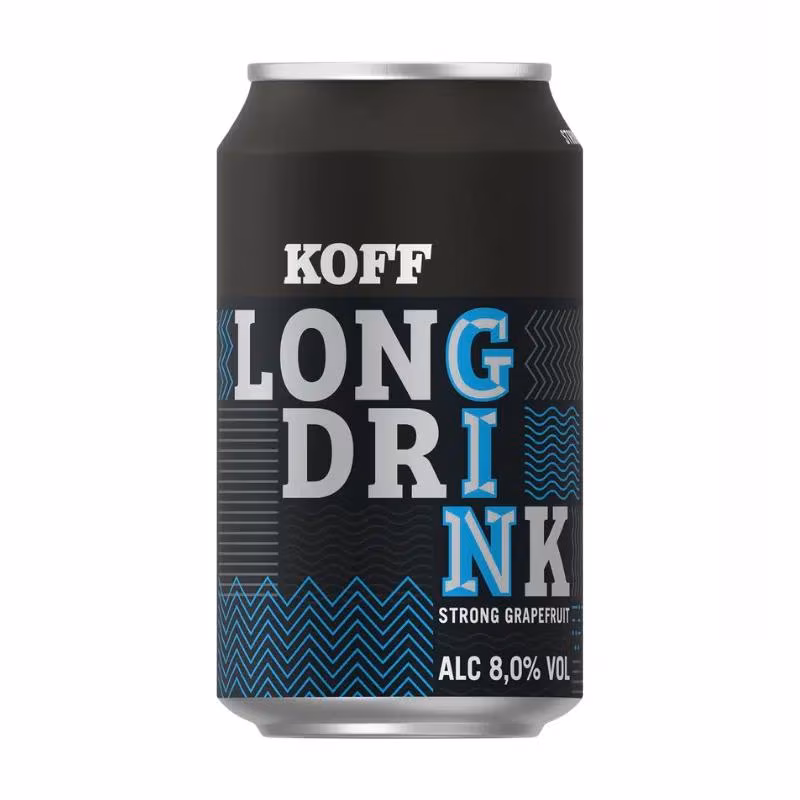 Koff STRONG Grapefruit Long Drink 8% 24×0.33 l
