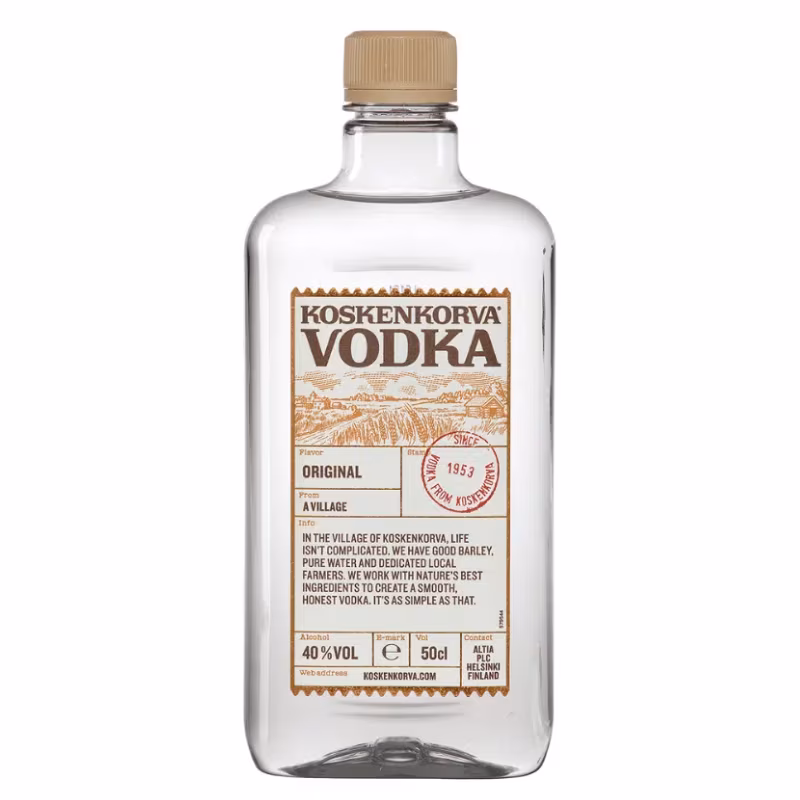 Koskenkorva Vodka 40% 0.5 l PET