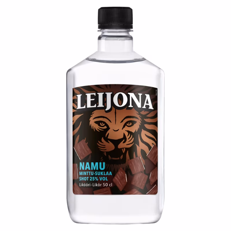 Leijona Namu Minttu-Suklaa Shot 25 % 0.5 l PET