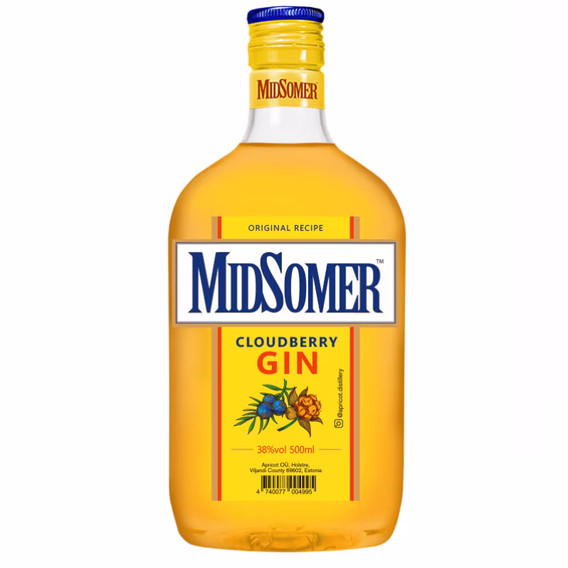 Midsomer Cloudberry Gin 38% 0.5 l PET