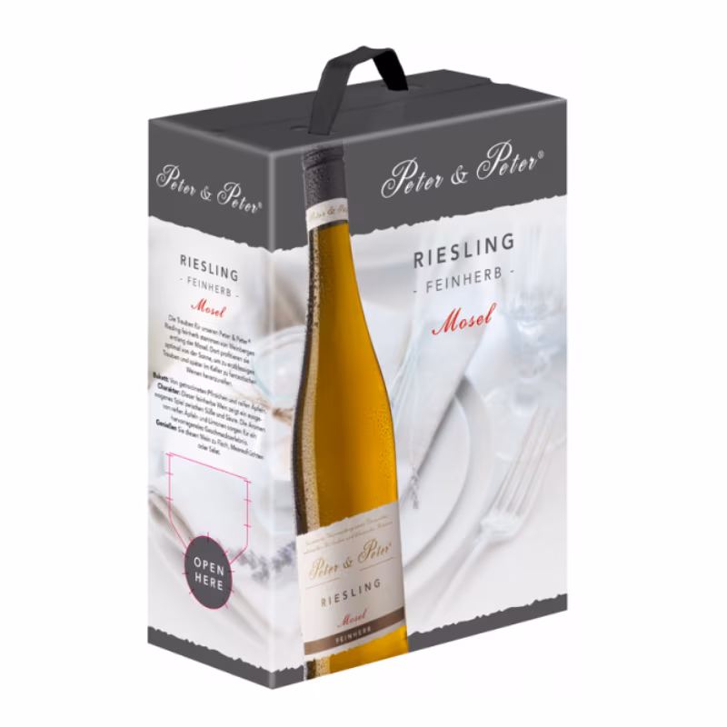 Peter & Peter Riesling Feinherb Mosel 9.5% 3 l BIB