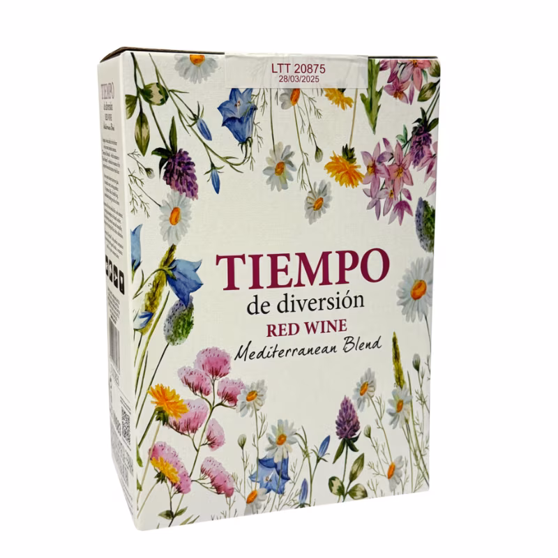Tiempo de Diversion Red Wine 11.5% 3 l BIB
