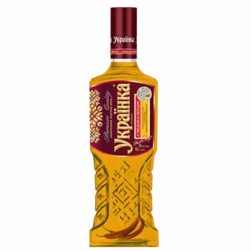 Ukrainka Honey and Pepper 40% 0.5 l