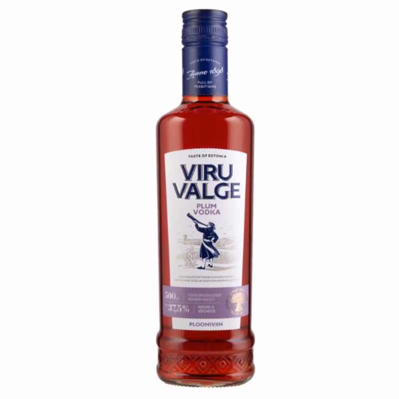 Viru Valge Plum Vodka 37.5% 0.5 l