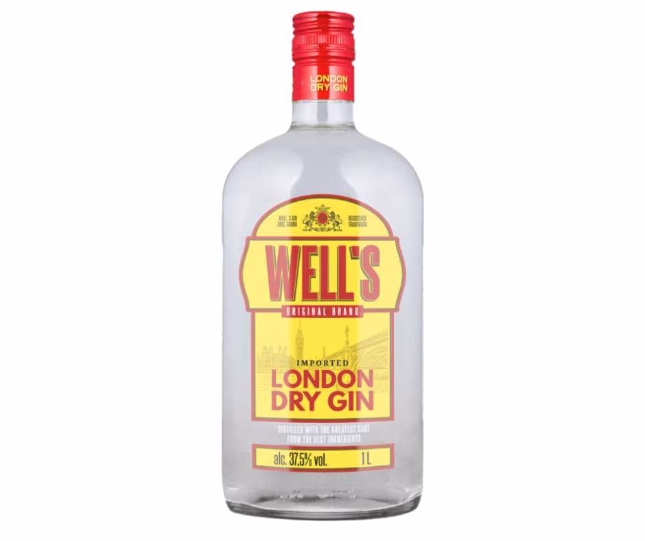 Well’s London Dry Gin 37.5% 1 l