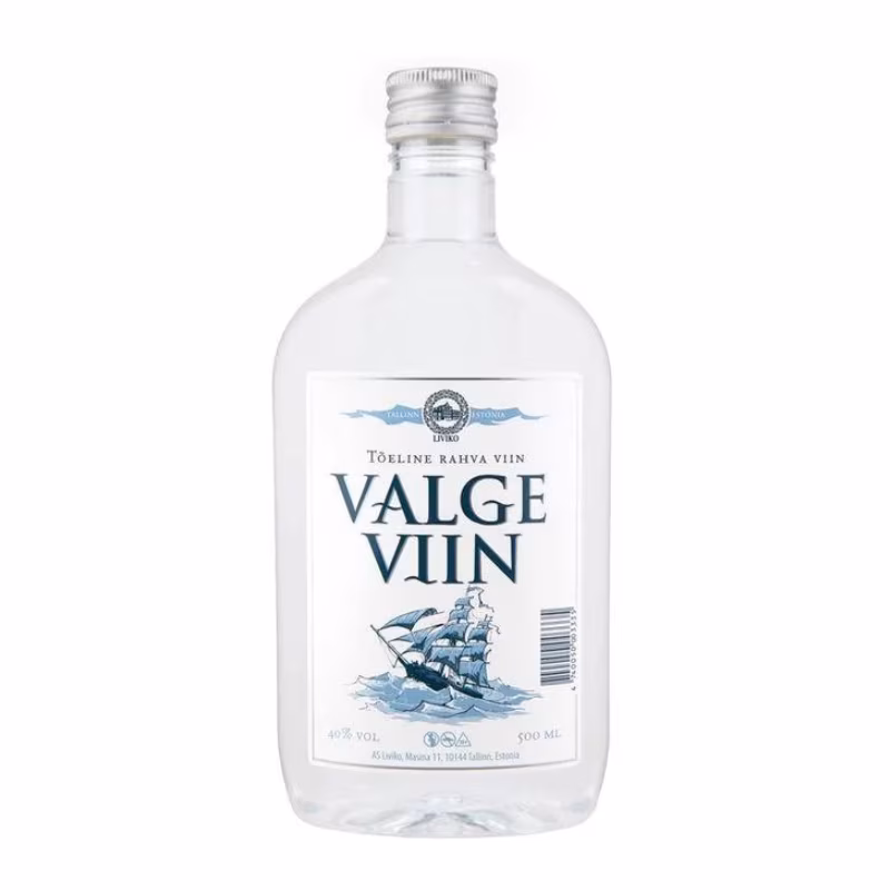 Valge Viin Vodka 40% 0.5 l PET