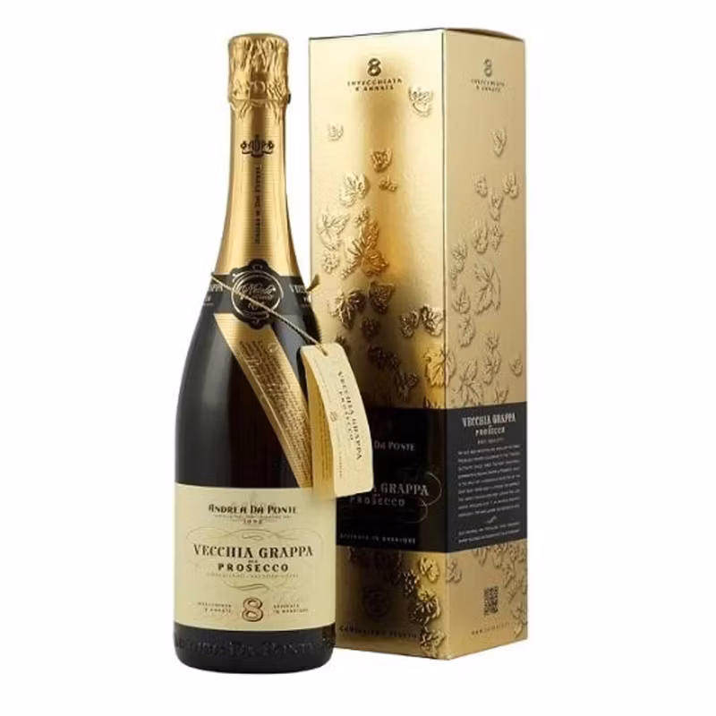 Andrea da Ponte 8 Annate Vecchia Grappa di prosecco 42% 0.7 l