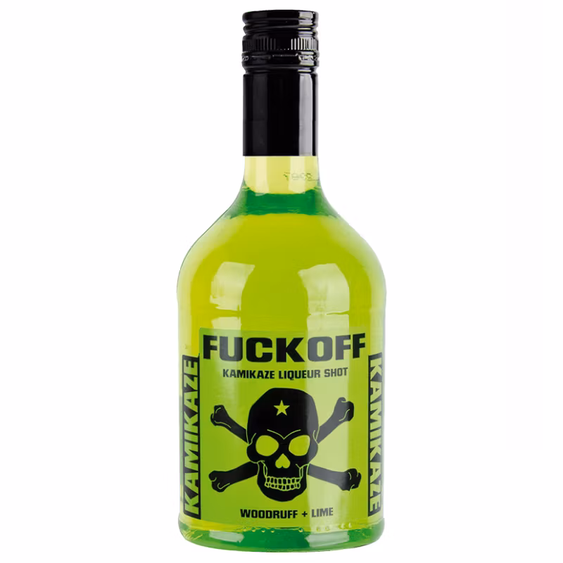 Fuckoff Kamikaze Woodruff Lime Liqueur 15% 0.7 l