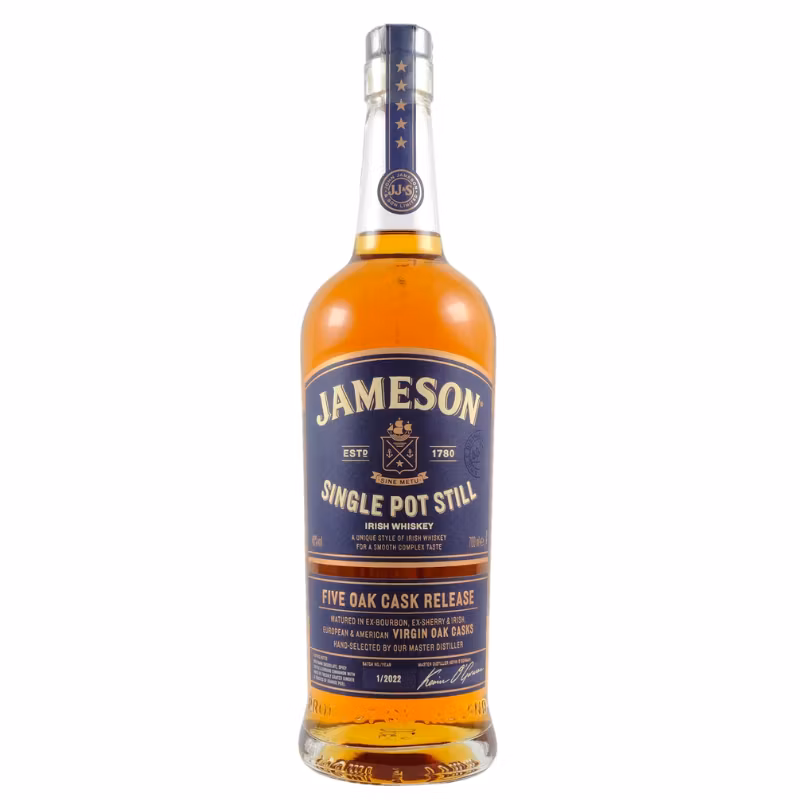 Jameson Single Pot Still Five Oak Cask Release 46% 0.7 l