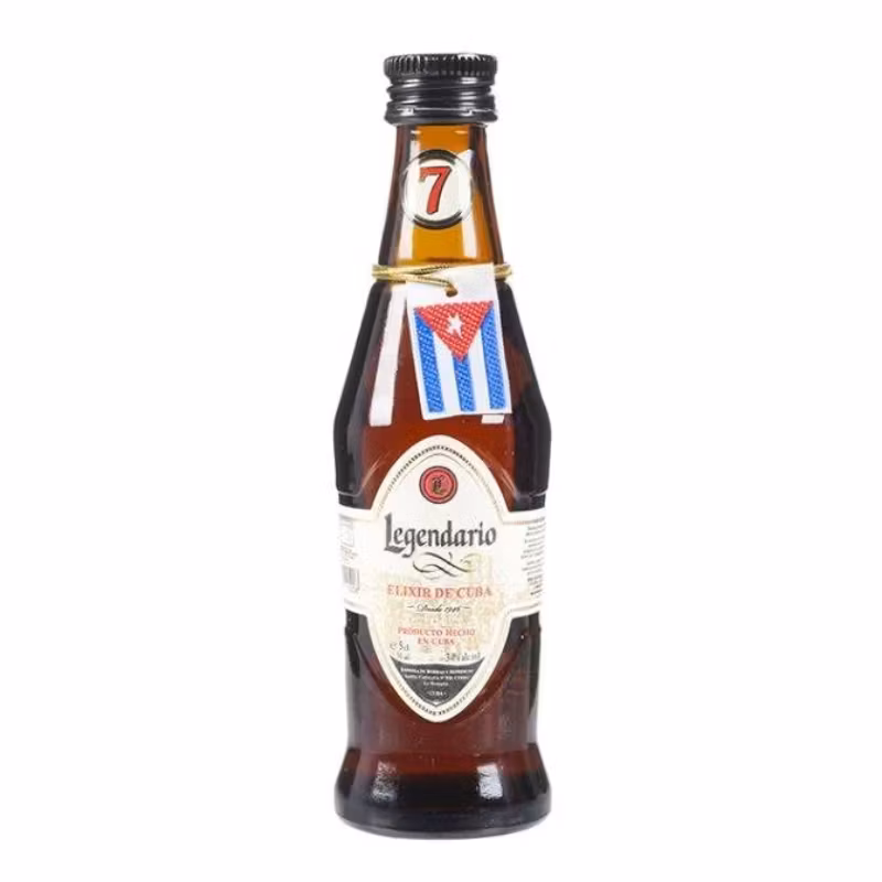 Legendario Eixir de Cuba 7y 34% 0.05 l MINI