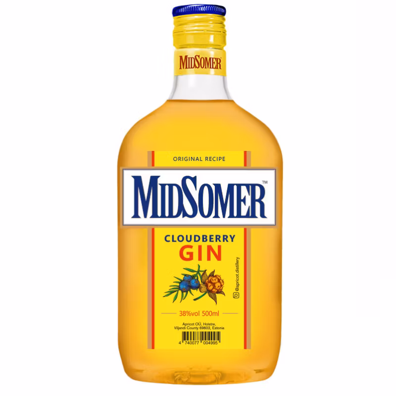 Midsomer Cloudberry Gin 38% 0.5 l PET