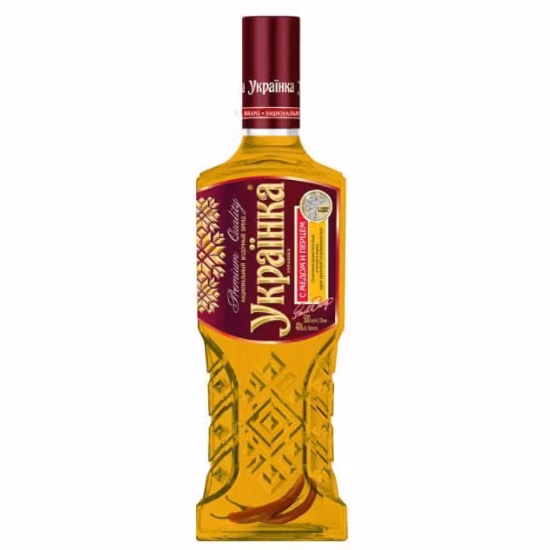 Ukrainka Honey and Pepper 40% 0.5 l