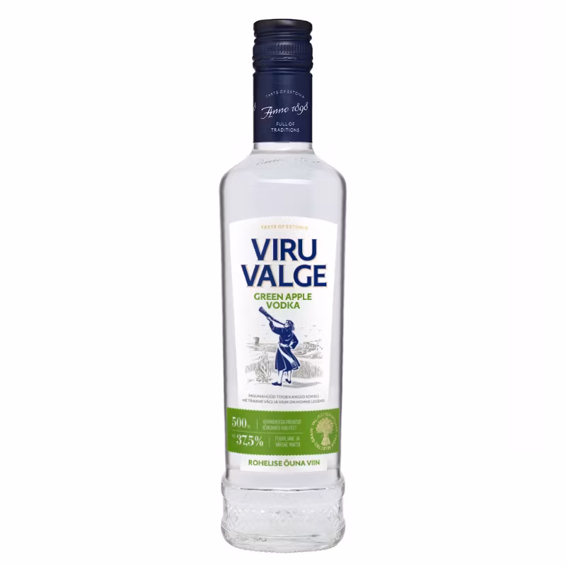 Viru Valge Greenapple Vodka 37.5% 0.5 l
