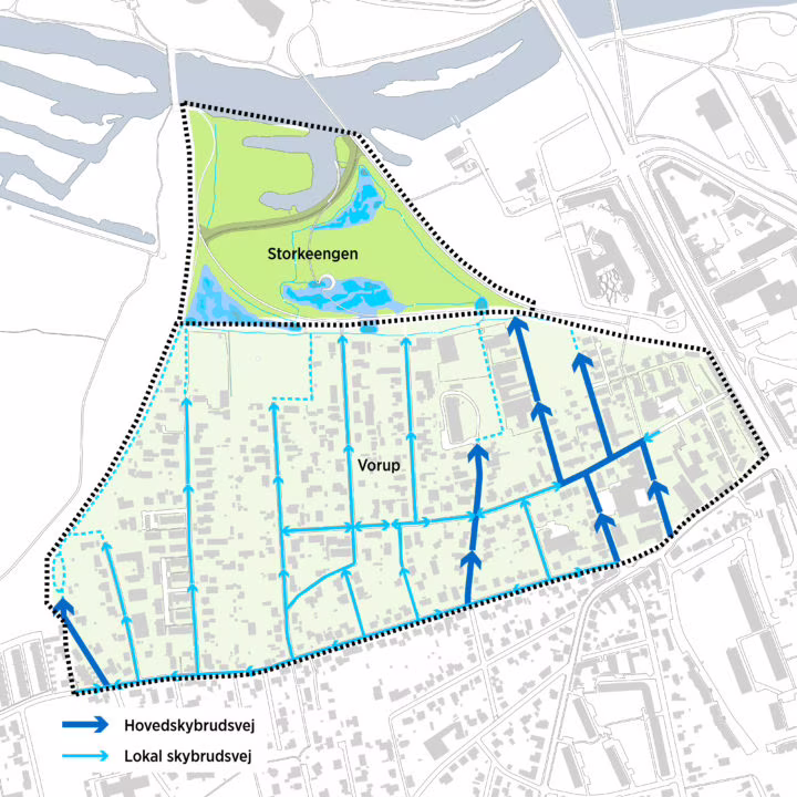 Storkeengen, un parco artificiale per il rischio idrologico