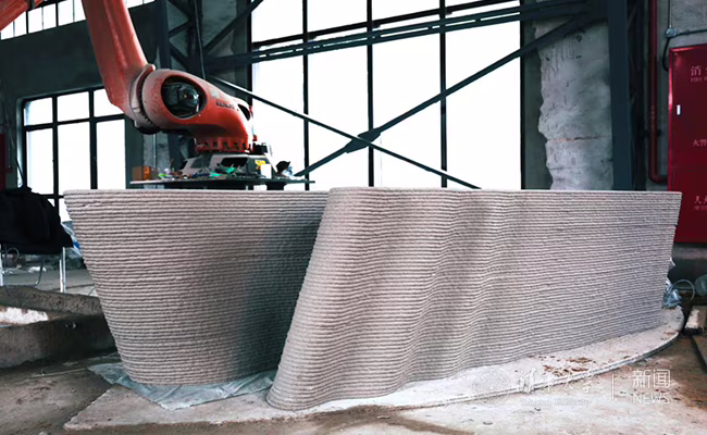A Shanghai il ponte pedonale più lungo stampato in 3D