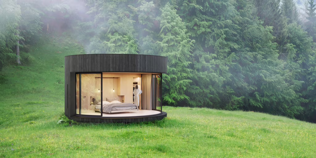 LUMIPOD, un modulo prefabbricato immerso nella natura
