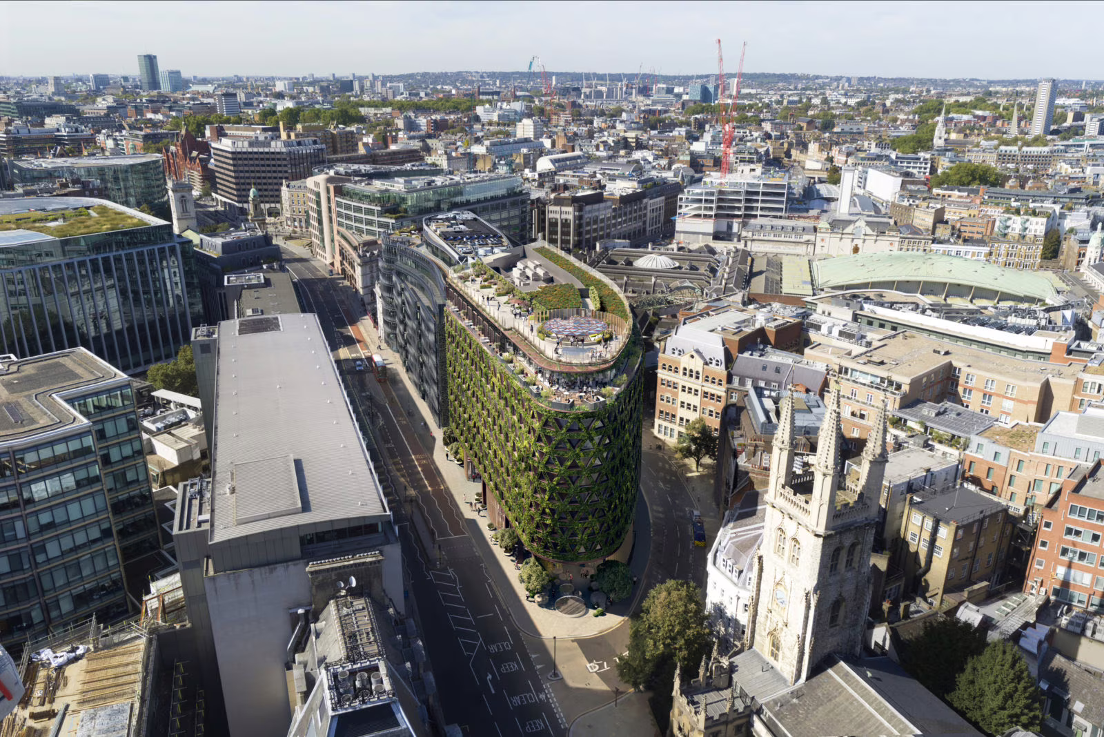 A Londra il muro verde più grande d’Europa
