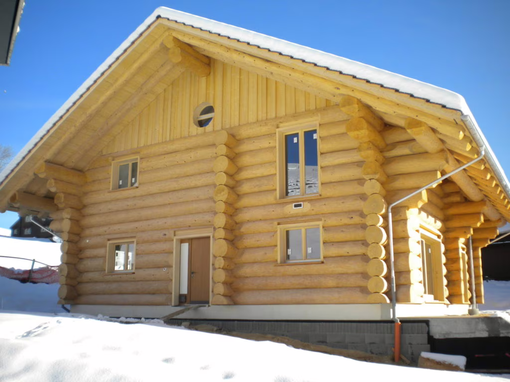 La casa di Babbo Natale? È costruita in blockbau