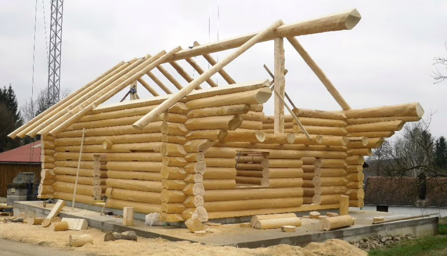 La casa di Babbo Natale? È costruita in blockbau