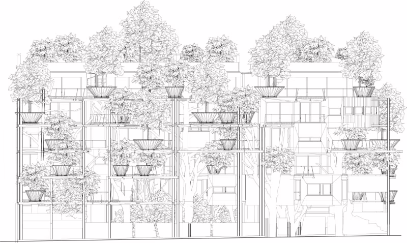 Condominio 25 Verde, il palazzo foresta di Torino