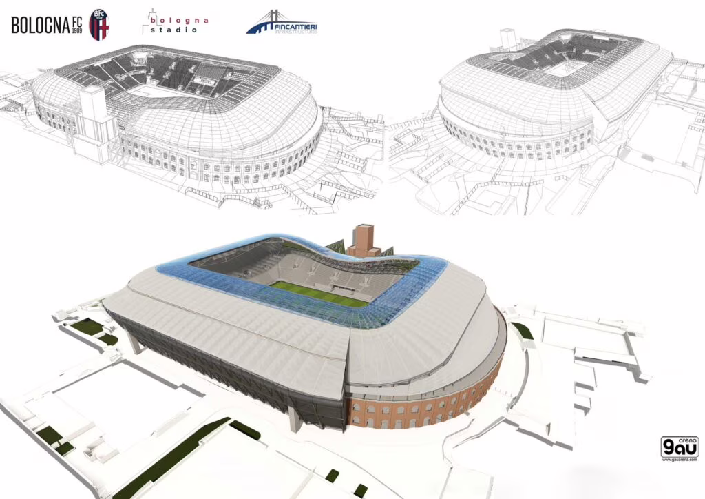 Nuovo stadio Dall'Ara, il Bologna punta in alto