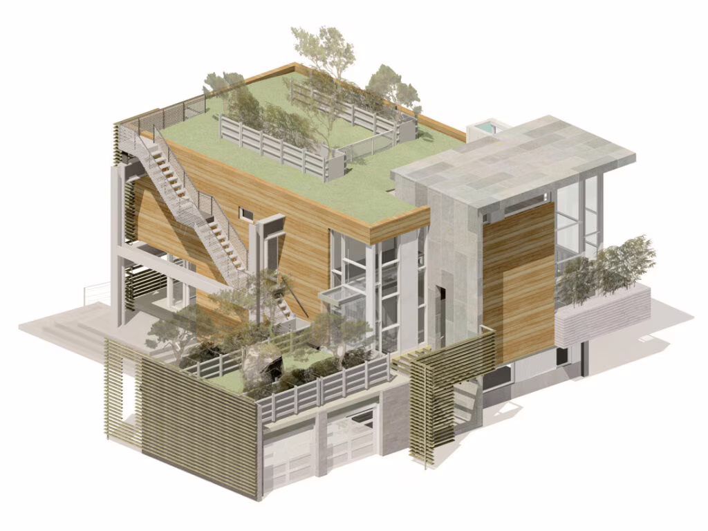 Una casa fatta di scarti stradali Big Dig House