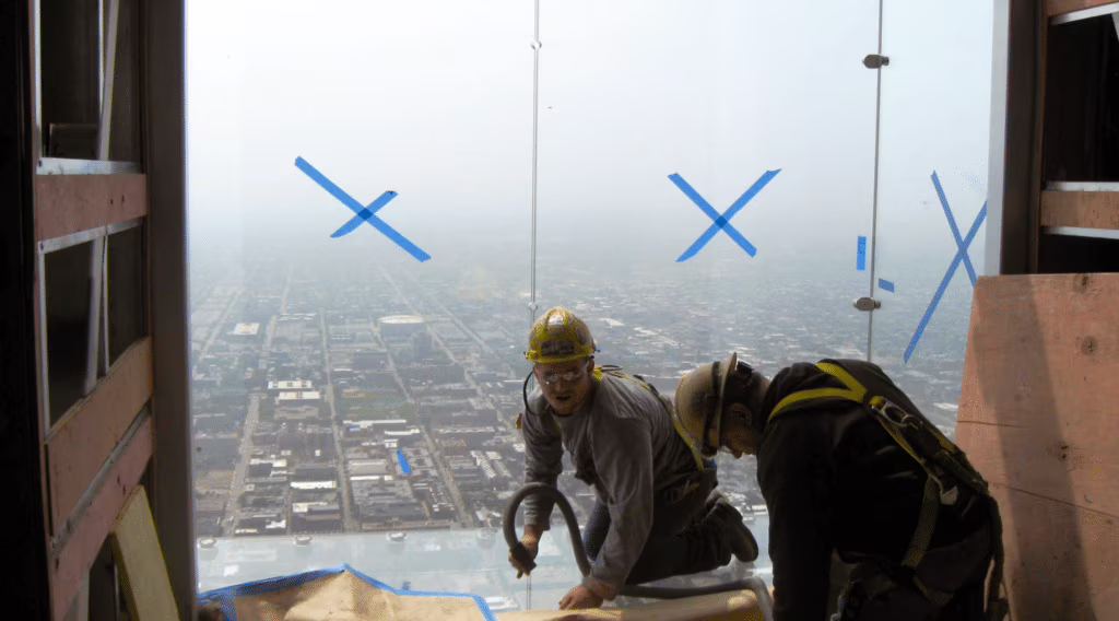 The Ledge di Chicago, una vetrina sospesa nel vuoto a 400 metri