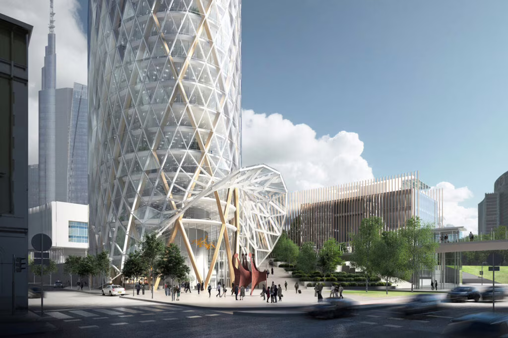 Il nido verticale di Milano, il nuovo centro direzionale Unipol