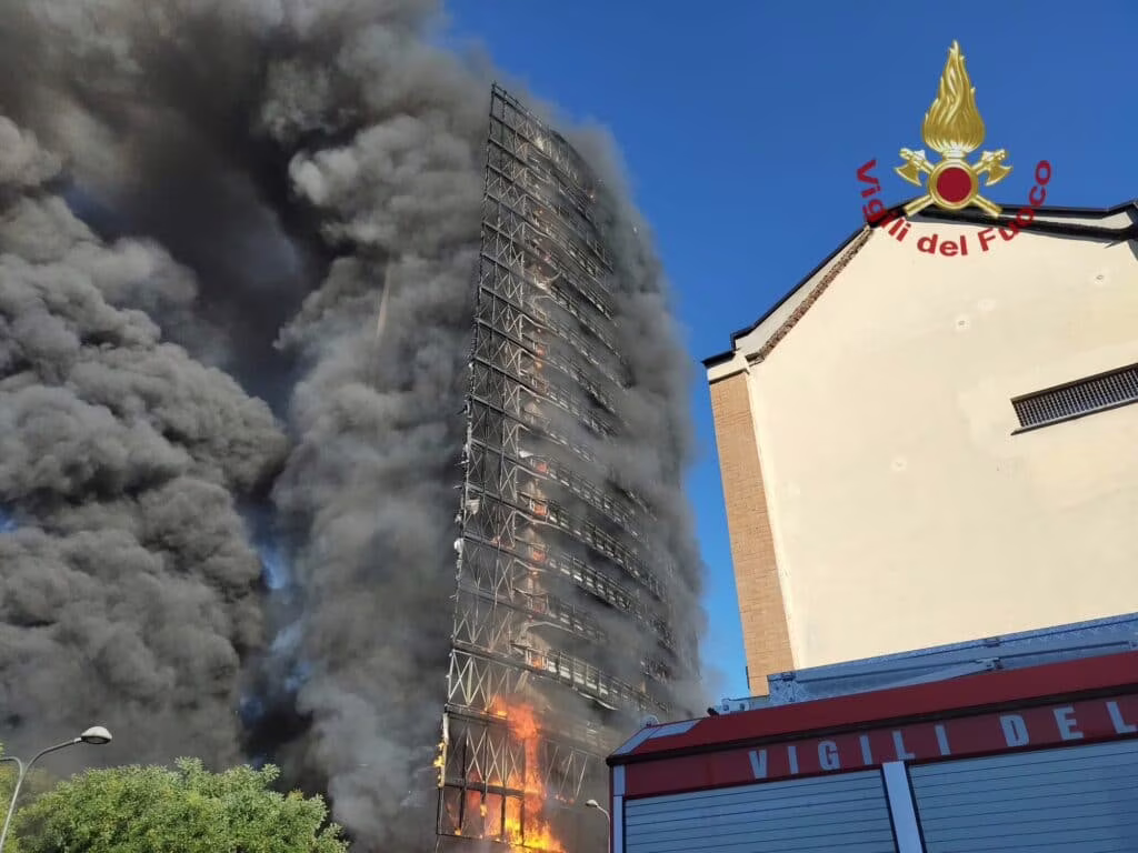 incendio milano