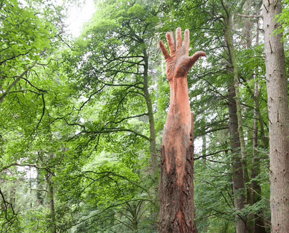 L’opera lignea di Simon O’Rourke Giant Hand of Vyrnwy