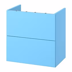 ENHET wash-stand with drawers, light blue, 60x42x60 cm