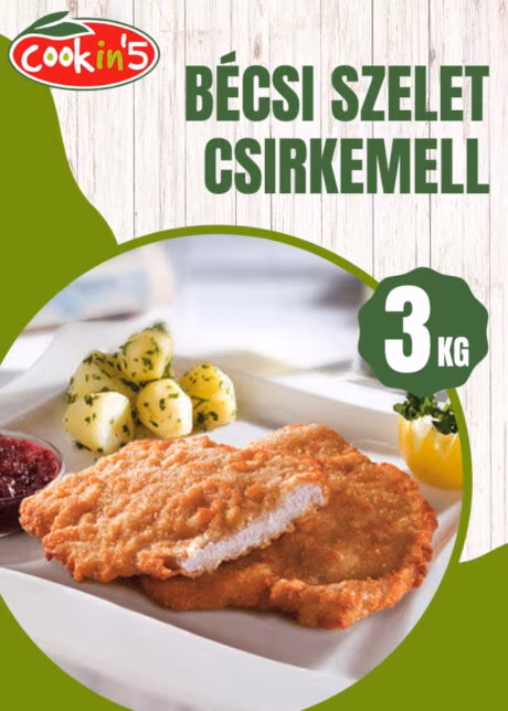 Cookin5 - Bécsi szelet csirkemell 100gr [3kg]