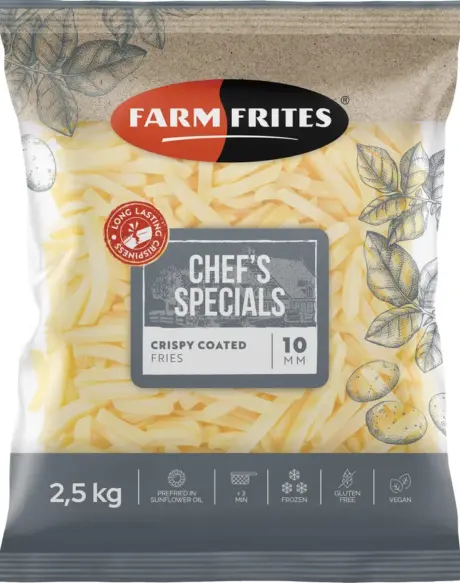 Farm Frites Crispy Coated hasábburgonya 5x2,5 kg