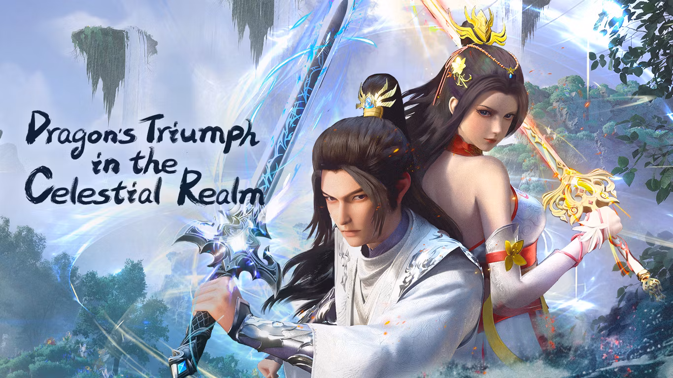 Dragon's Triumph in the Celestial Realm