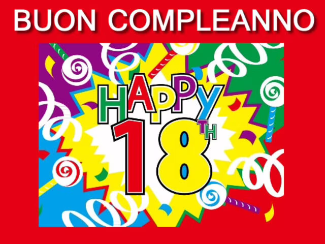 auguri di compleanno 18 anni foto