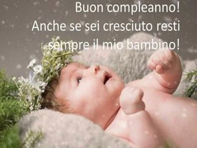 auguri figlio foto