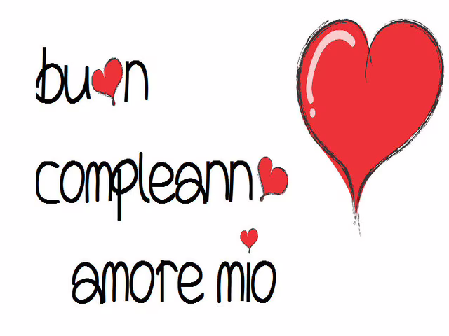 buon compleanno amore mio foto