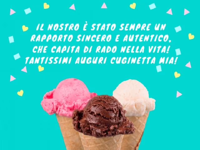 auguri a mia cugina