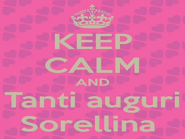 auguri buon onomastico sorella