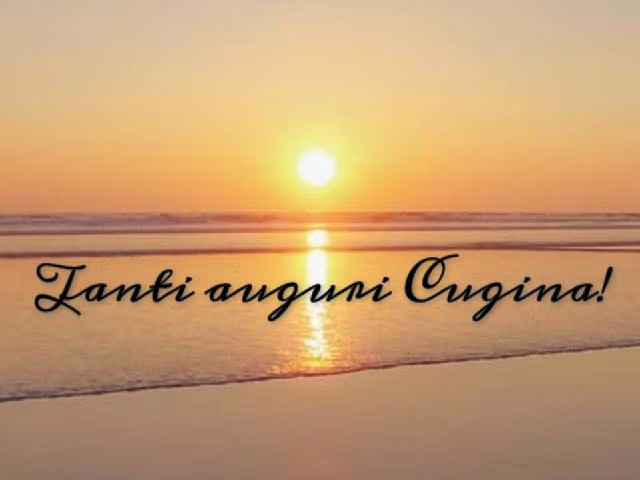 auguri cugina