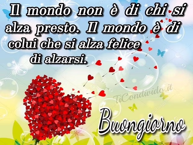 buongiorno amici