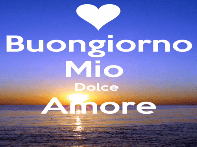 buongiorno per lui