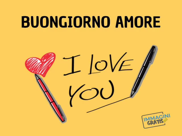 buongiorno per lui amore 