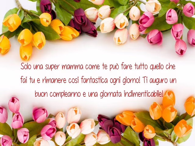 compleanno mamma