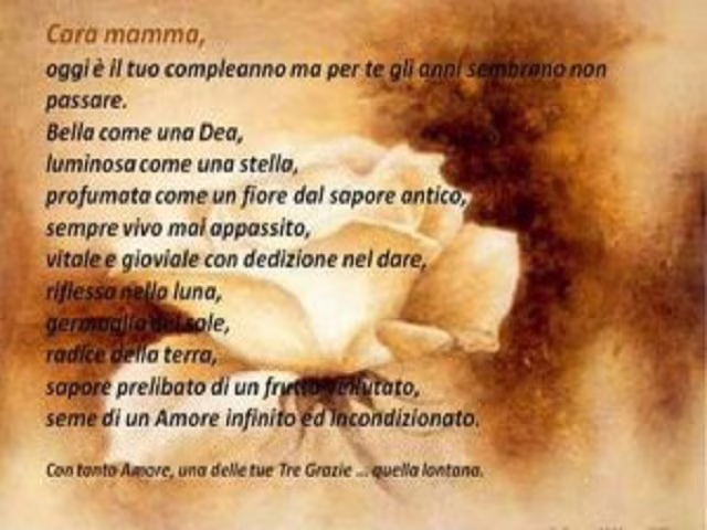 frasi di buon compleanno mamma