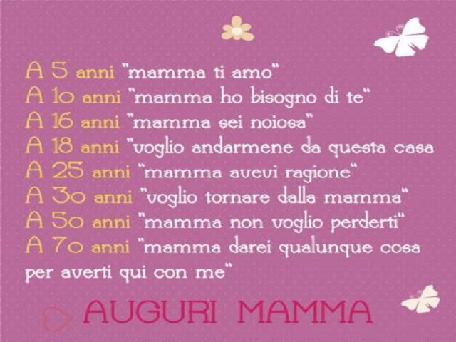 frasi per compleanno mamma