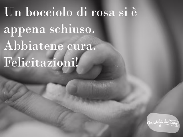 frasi nascita bimba benvenuta
