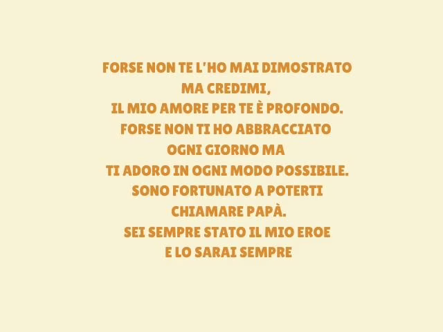 lettera figlio ai genitori